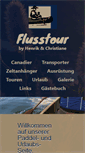 Mobile Screenshot of flusstour.de