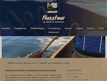 Tablet Screenshot of flusstour.de
